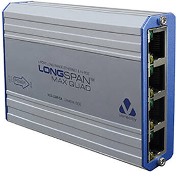 Veracity LONGSPAN Max Quad Camera Hi-PoE Extender