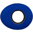 Bluestar Oval Small Viewfinder Eyecushion (Fleece, Blue)