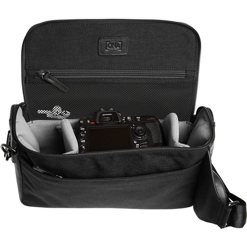 ONA The Rockaway Leather Camera Bag (Black)