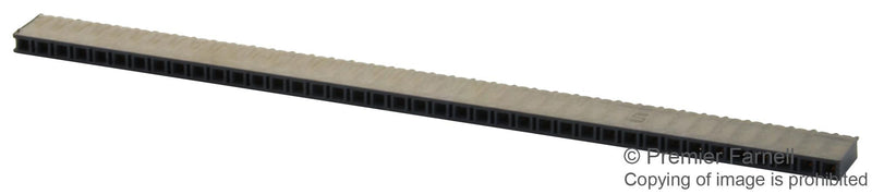 SAMTEC BCS-140-L-S-TE Board-To-Board Connector, Vertical, 2.54 mm, 40 Contacts, Receptacle, BCS Series, Through Hole