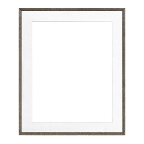 MCS Framatic Woodworks Frame with 20 x 24" Glass & 16 x 20" Mat Opening (Barn Gray)