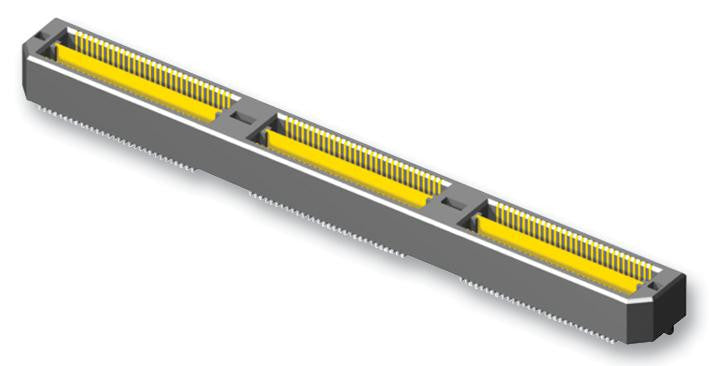 SAMTEC QTH-060-01-L-D-A Stacking Board Connector, Dual Row, QTH Series, 120 Contacts, Header, 0.5 mm, Surface Mount, 2 Rows