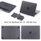 TechProtectus Textured Hard-Shell Case & Keyboard Cover for 13.6" MacBook Air M2 (Black)