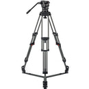 Sachtler FSB 10 Mk II 100mm Touch & Go Head with ENG 2 Carbon Fiber Tripod System (Ground Spreader)