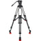 Sachtler FSB 10 Mk II 100mm Touch & Go Head with ENG 2 Carbon Fiber Tripod System (Mid-Level Spreader)