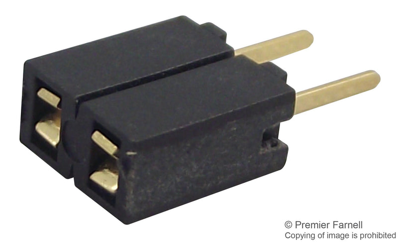 SAMTEC SSA-132-S-G Board-To-Board Connector, 2.54 mm, 32 Contacts, Receptacle, SSA Series, Through Hole, 1 Rows