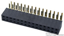 SAMTEC SSW-115-02-G-D-RA Board-To-Board Connector, Right Angle, 2.54 mm, 30 Contacts, Receptacle, SSW Series, Through Hole