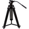 Samurai Broadcast Pro Plus Professional 3-Section Video Tripod with Fluid Head