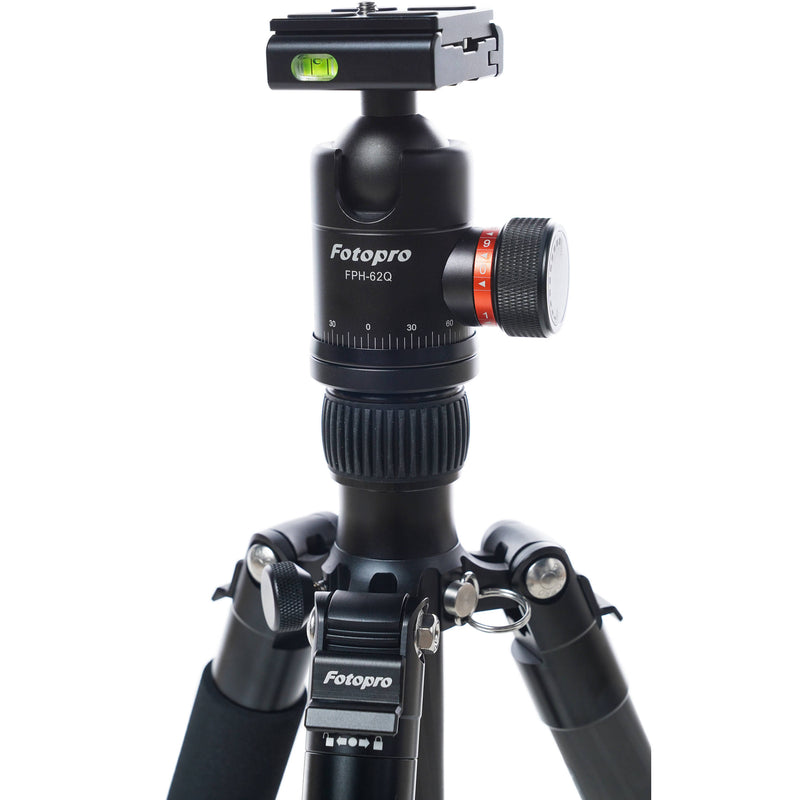 Fotopro X-GO Max Tripod Kit with FPH-62Q Ball Head (Black)