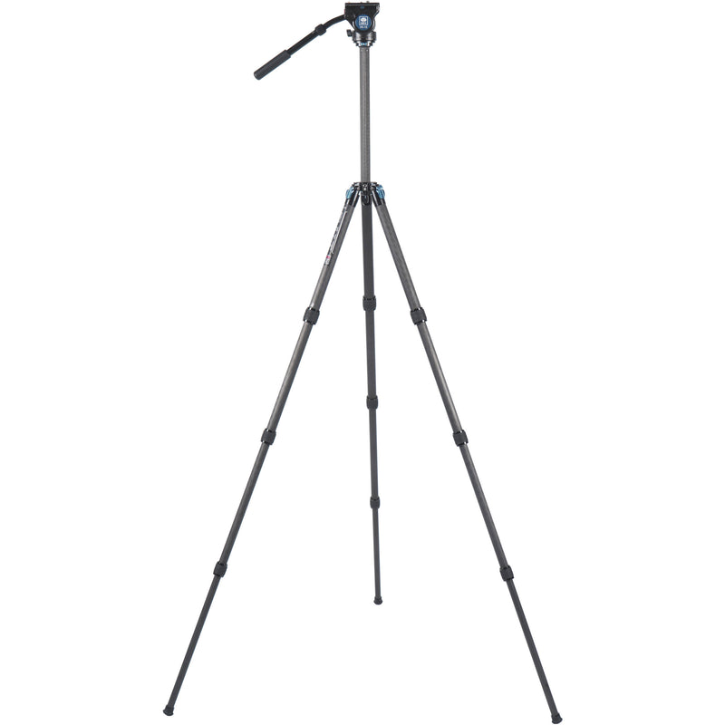 Sirui ST-224 Quick Release Carbon Fiber Tripod with VH-10 Video Head