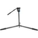 Sirui ST-224 Quick Release Carbon Fiber Tripod with VH-10 Video Head