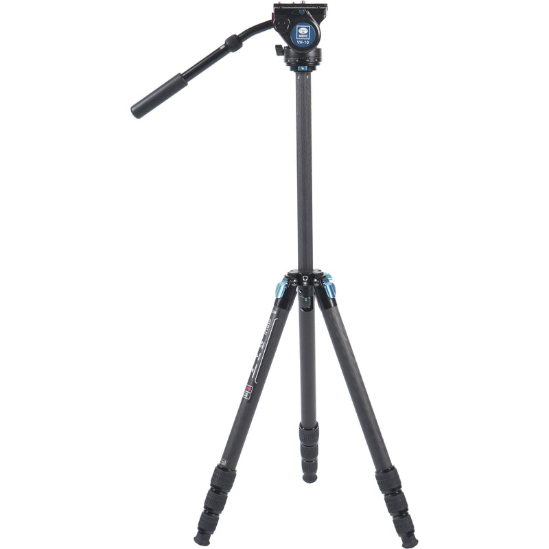 Sirui ST-224 Quick Release Carbon Fiber Tripod with VH-10 Video Head