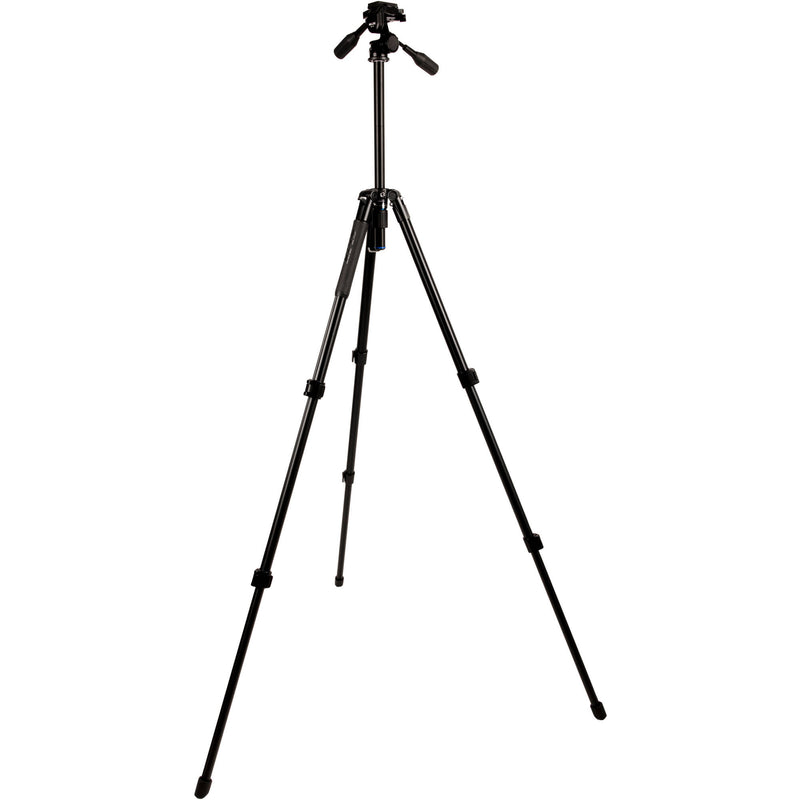 Slik Pro AL-523-3W Aluminum 3-Section Tripod with Arca-Type 3-Way Pan-Tilt Head