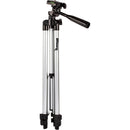 Ultimaxx UM-TR50 50" Aluminum Tripod with 3-Way Pan Head and Quick Release (Silver)