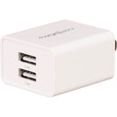 ChargeWorx Dual USB Type-A Wall Charger (White)