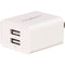 ChargeWorx Dual USB Type-A Wall Charger (White)