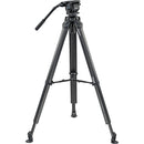 Vinten System Vision Blue flowtech75 with Mid-Level Spreader Tripod Kit