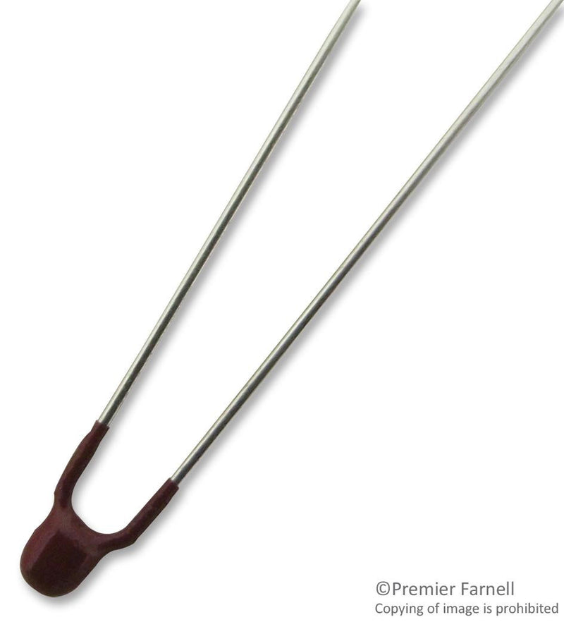 AVX NJ28MA0302F-- Thermistor, NTC, 3 kohm, NJ28 Series, 3960 K, Through Hole, Radial Leaded