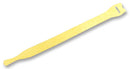 HELLERMANNTYTON TEXTIE M YELLOW Hook & Loop Cable Tie Yellow 12.5 x 200mm - 10 Pack