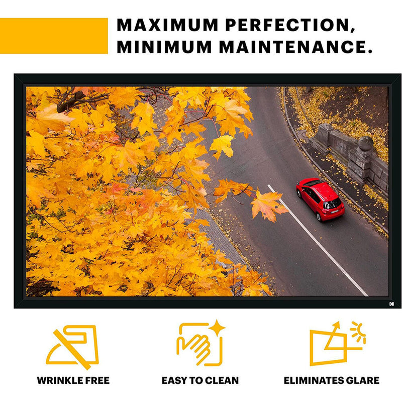 Kodak 87.1 x 49" Fixed Frame Projection Screen