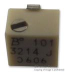 BOURNS 3224G-1-200E Trimmer Potentiometer, 20 ohm, 250 mW, &plusmn; 10%, 3224G Series, 12 Turns, Surface Mount Device