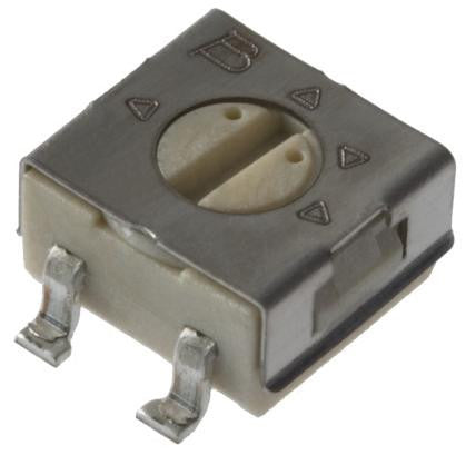 BOURNS 3314G-2-500E Trimmer Potentiometer, 50 ohm, 250 mW, &plusmn; 20%, 3314G Series, 1 Turns, Surface Mount Device