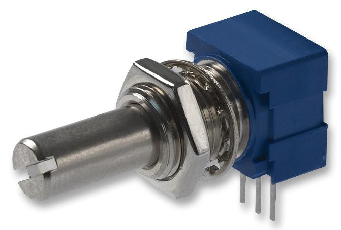 BOURNS 51AAD-B28-D15L Rotary Potentiometer, Conductive Plastic, 10 kohm, 500 mW, &plusmn; 20%, 51 Series, 1 Turns, Logarithmic