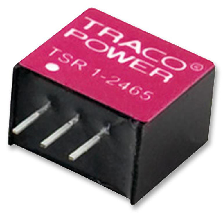 TRACOPOWER TSR 1-2465 Non Isolated POL DC/DC Converter, Fixed, SIP, Through Hole, 1 Output, 6.5 W, 6.5 V