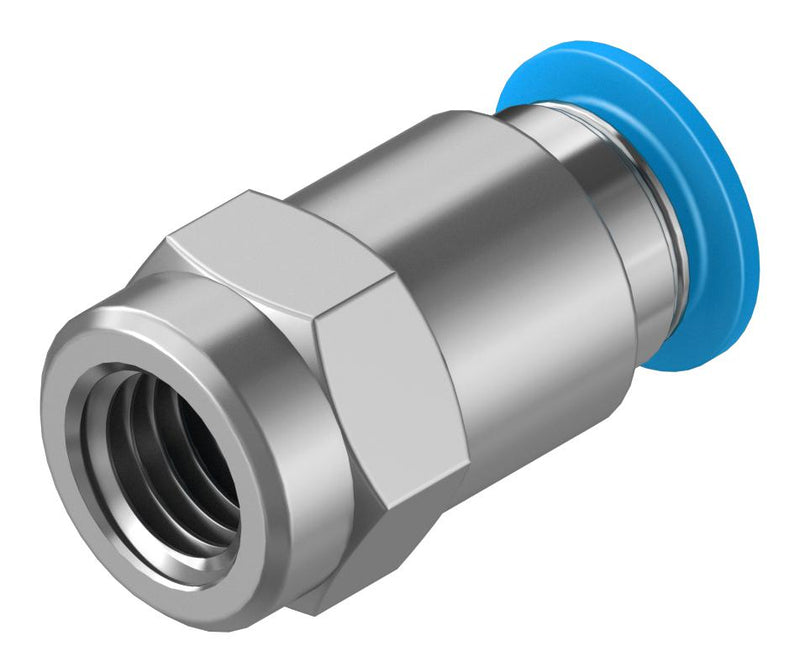 Festo QSF-1/8-8-B Pneumatic Fitting Push-In G1/8 14 bar 8 mm Brass QSF