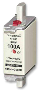 EATON BUSSMANN SERIES 63NHG000B Industrial / Power Fuse, Class gG / gL, NH DIN Series, 63 A, 500 VAC