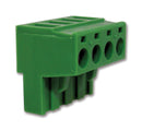 CAMDENBOSS CTB9208/4 Pluggable Terminal Block, 5.08 mm, 4 Ways, 30 AWG, 12 AWG, 2.5 mm&sup2;, Screw