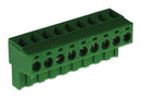 CAMDENBOSS CTB9208/9 Pluggable Terminal Block, 5.08 mm, 9 Ways, 30 AWG, 12 AWG, 2.5 mm&sup2;, Screw