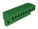 CAMDENBOSS CTB9208/10 Pluggable Terminal Block, 5.08 mm, 10 Ways, 30 AWG, 12 AWG, 2.5 mm&sup2;, Screw