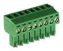 CAMDENBOSS CTB92HE/8 Pluggable Terminal Block, 3.81 mm, 8 Ways, 30 AWG, 16 AWG, 10 mm&sup2;, Screw