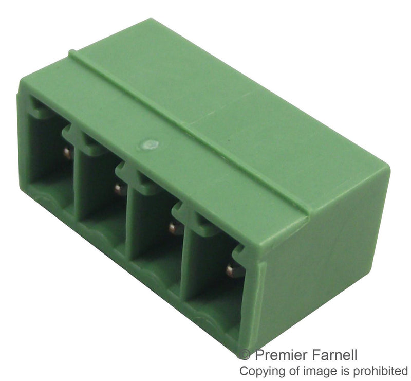 CAMDENBOSS CTB93VE/4 Standard Terminal Block, Pluggable, CTB93VE Series, 4 Contacts, 3.81 mm