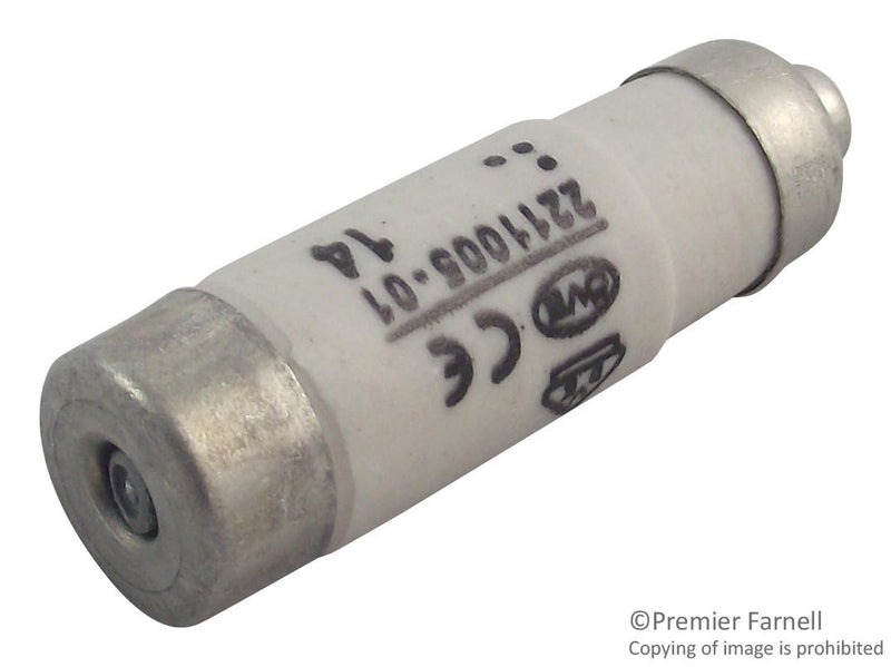 MULTICOMP 2211005 Industrial / Power Fuse, D0 Series, 16 A, 400 VAC, 250 VDC, 11mm x 36mm, 0.43" x 1.42"