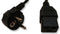 MULTICOMP SL-19 + SL-6-1 Mains Power Cord, IEC 60320 C19, CEE 7/7 Plug, 3.28 ft, 1 m, Black