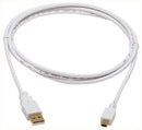 TRIPP-LITE U030AB-006-WH U030AB-006-WH USB Cable 2.0 Type A-MINI B Plug 6FT