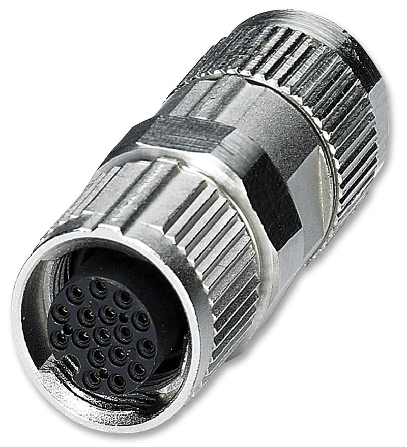 Phoenix Contact SACC-FS-17PCON SCO SACC-FS-17PCON SCO Circular Connector Pluscon Series Cable Mount Receptacle 17 Contacts Bayonet Zinc Body