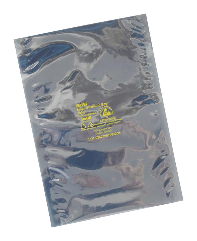 SCS 100212 Antistatic Bag 1000 Series Shielding (Metal-In) Heat Seal 50.8mm W x 304.8mm L