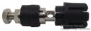 CLIFF ELECTRONIC COMPONENTS TP/6S BLACK ASSEMBLED Binding Post, TP Series, 30 A, Nickel Plated Contacts, Brass, Black