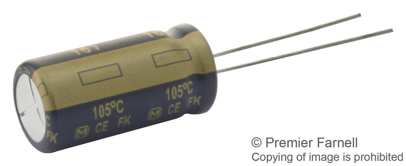 PANASONIC ELECTRONIC COMPONENTS EEUFK1V122 Electrolytic Capacitor, 1200 &micro;F, 35 V, FK Series, &plusmn; 20%, Radial Leaded, 12.5 mm