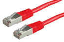 Multicomp PRO MP001954 MP001954 Ethernet Cable S/FTP (PiMF) Cat6 2 m 6.6 ft RJ45 Plug to Red