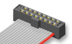 SAMTEC TCSD-12-01-N Wire-To-Board Connector, 2 mm, 24 Contacts, Receptacle, TCSD Series, IDC / IDT, 2 Rows