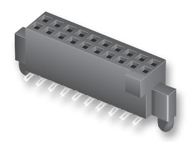 SAMTEC SFM-120-02-S-D-A Wire-To-Board Connector, 1.27 mm, 40 Contacts, Receptacle, SFM Series, Surface Mount, 2 Rows