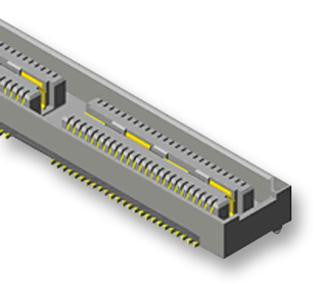 SAMTEC QSS-025-01-L-D-A Board-To-Board Connector, High Speed, 0.635 mm, 50 Contacts, Receptacle, QSS Series, Surface Mount