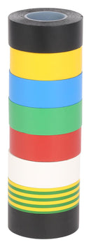 ADVANCE TAPES AT7 10M X 19MM Tape, Pack of 8, Electrical Insulation, PVC (Polyvinylchloride), 19 mm, 0.75 ", 10 m, 32.81 ft