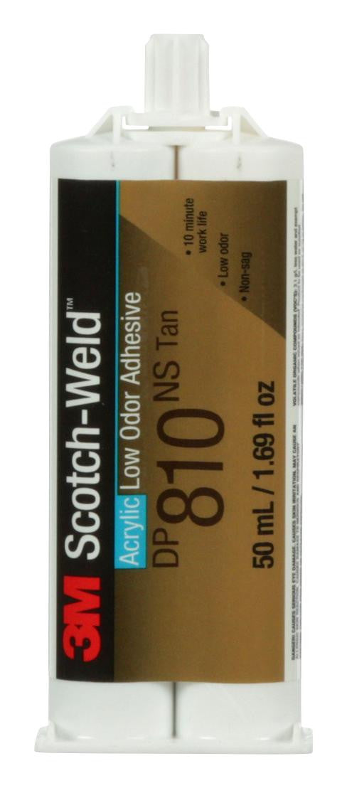 3M DP810 Adhesive, Scotch-Weld, Acrylic, Cartridge, Green, 50 ml, Scotch-Weld� Series