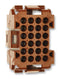 AMP - TE CONNECTIVITY 207304-1 Connector Housing, Metrimate Series, Plug, 24 Ways, 5 mm, Metrimate Square Grid Connectors