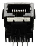 AMP - TE CONNECTIVITY 5555141-1 Modular Connector, Cat3, RJ45, Jack, 8 Contacts, 8 Ways, 1 Ports